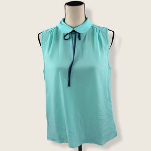 NWOT ModCloth mint collared blouse